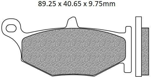Braking Motorcycle Brake Pads Rear Brake Pads for GSX-R 600/750/1000/1300 Hayabusa 2008