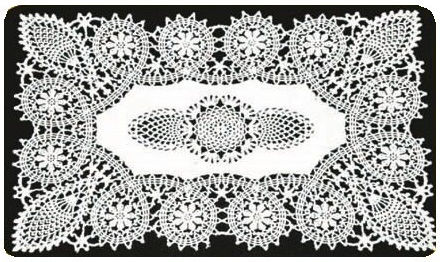 Sidirela Crochet Articol Eclesiastic 30x45cm 12buc