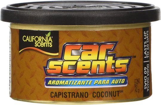 California Scents Αρωματική Κονσέρβα Κονσόλας/Ταμπλό Αυτοκινήτου Capistrano Καρύδα