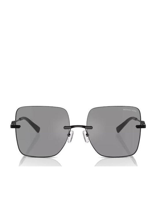 Michael Kors Women's Sunglasses with Black Metal Frame and Gray Lens MK1150 1005
