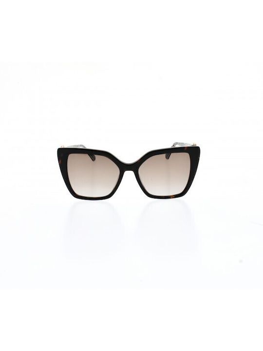 Moschino Women's Sunglasses with Brown Tartaruga Plastic Frame and Brown Gradient Lens MOL067/S 086/HA