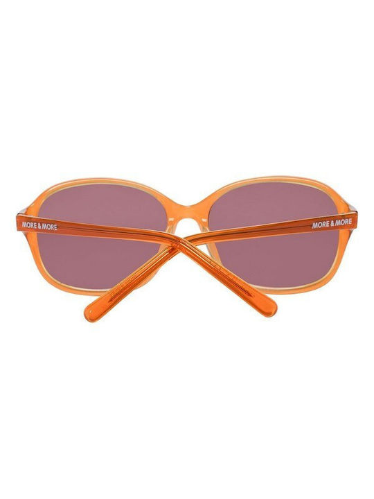 MORE & MORE Sonnenbrillen mit Orange Rahmen und Rosa Linse 54357 330