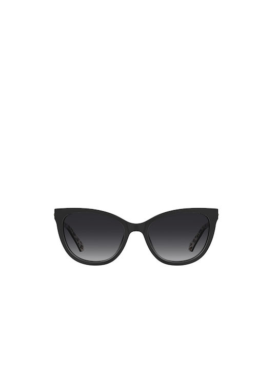 Moschino Women's Sunglasses with Black Plastic Frame and Black Gradient Lens MOL072/S 7RM/9O