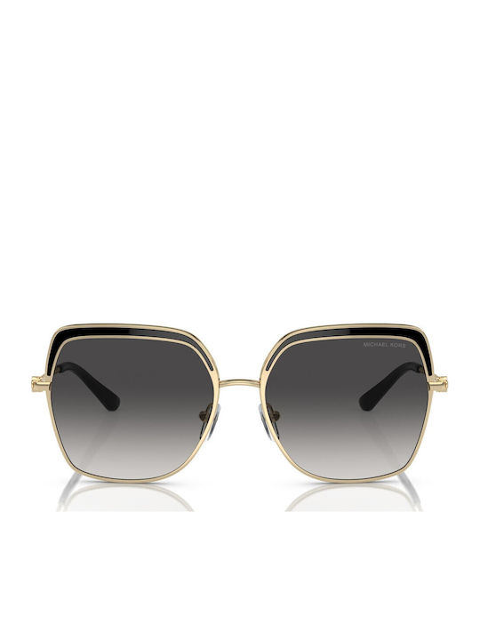 Michael Kors Greenpoint Unisex Sonnenbrille mit Gold Metall Gestell