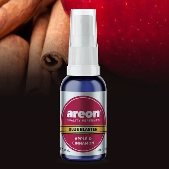 Areon Αρωματικό Σπρέι Αυτοκινήτου Blue Blaster Apple & Cinnamon 30ml