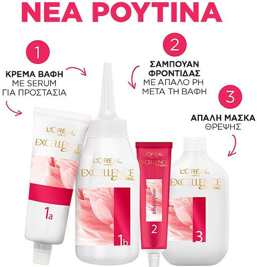 L'Oréal Professionnel Excellence Creme Βαφή Μαλλιών 10.21 Κατάξανθο Περλέ Σαντρέ 48ml