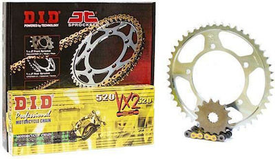 DID Chain & Sprocket Kit (17-46-520VX) for Kawasaki KLE 500 1997-2005