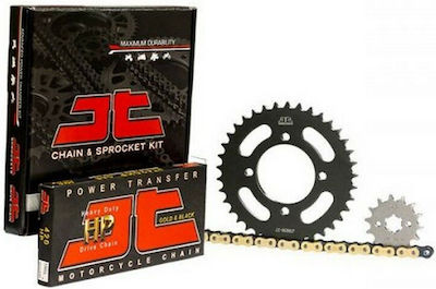 JT Sprockets Kette & Ritzel-Kit (14-37-420) für Honda Welle