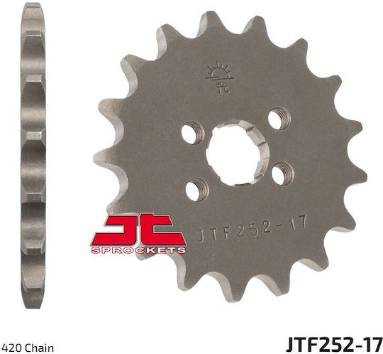 JT Sprockets Γρανάζι Μπροστά για Honda GLX