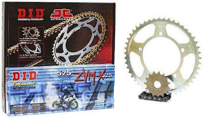 DID Chain & Sprocket Kit (15-42-525ZVMX) for Kawasaki Z1000 2010-2013