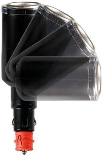 Lampa Duo 4+1 Multi-Socket 12/24V Φορτιστής Αυτοκινήτου 1.2A με μία Θύρα: 1xUSB