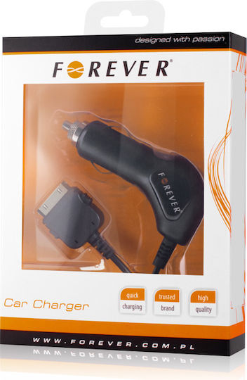 Forever Car Charger 2.1A Black Color