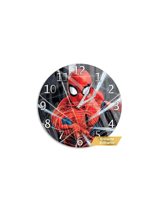 Marvel Wanduhr Kunststoff Schwarz Ø30.5cm