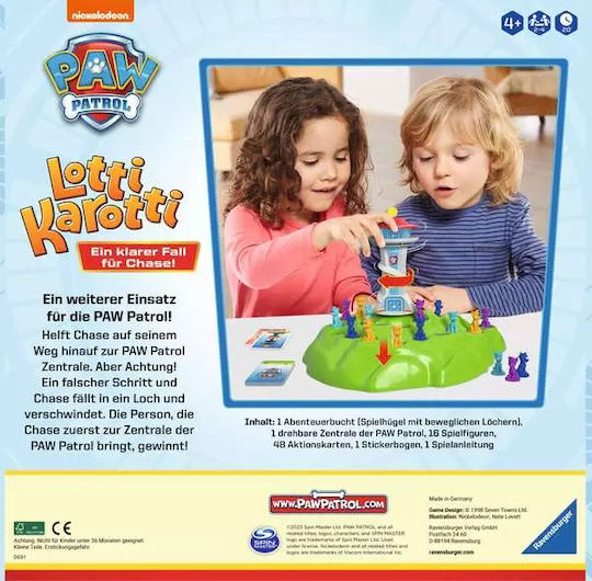 Board Game Paw Patrol Lotti Karotti for 2-4 Players 4+ Years Old (GER) Ravensburger