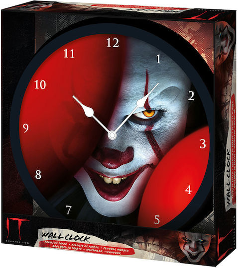 Pyramid International Pennywise Wall Wanduhr Kunststoff Mehrfarbig Ø25cm