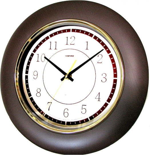 Virtime Ρολόι Τοίχου Πλαστικό 1 Ø30cm