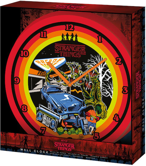 Pyramid International Stanger Things Ceas de Perete Plastic Multicolor Ø25cm
