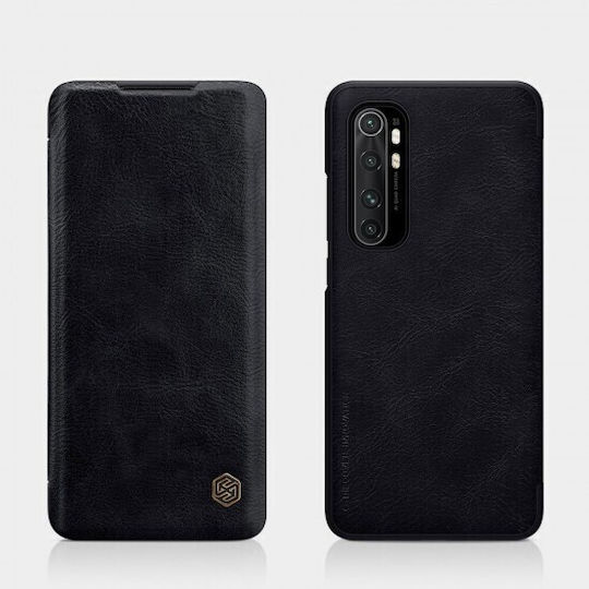 Nillkin Qin Original din piele de acoperire Xiaomi Mi 10 Lite negru 6902048199706