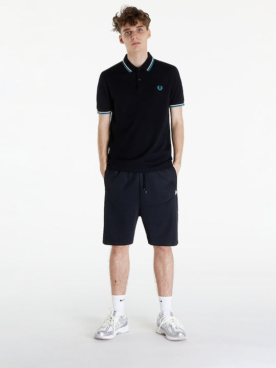 Polo Kurzarmhemd Schwarz