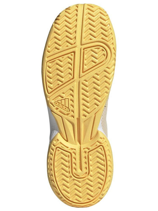 Courtflash K Kids Sports Shoes Running with Laces Beige