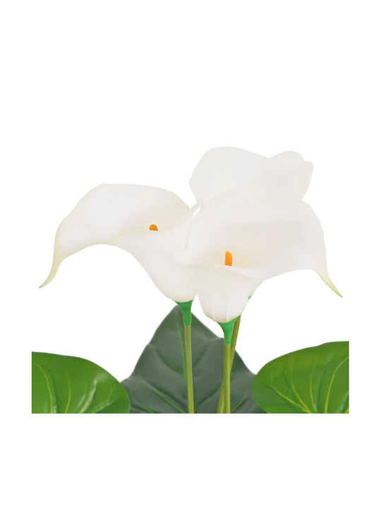 vidaXL Artificial Plant in Pot Calla Lily White 45cm 1pcs