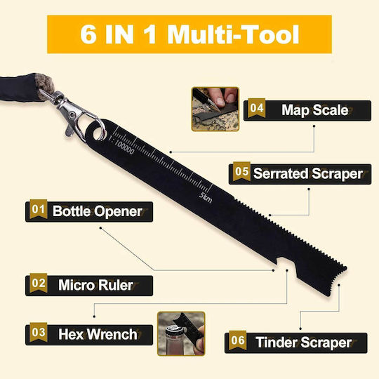 Multifunctional Fire Sparkler Kit & 7-in-1 Multi-Tool