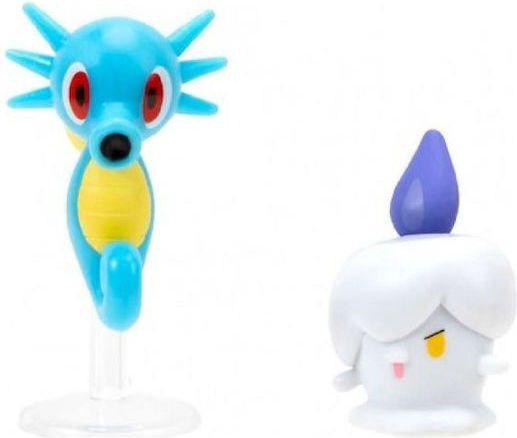 Jazwares Miniatur-Spaßspielzeug Helden Horsea Und Litwick Pokemon Für 4+ Jahre null