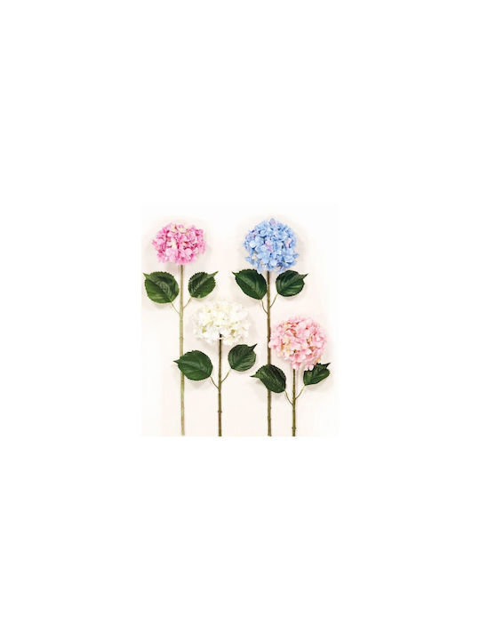 Plastona Artificial Decorative Branch Hydrangea Pink 1pcs