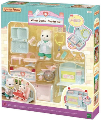 Epoch Toys Jucărie Miniatură Village Doctor Starter Familii Sylvanian pentru 3+ Ani