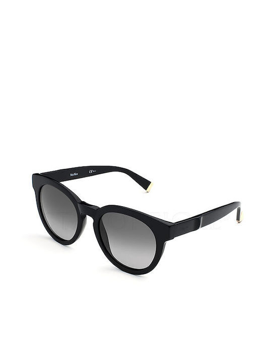 Max Mara Mm MODERN Women's Sunglasses with Black Plastic Frame and Black Lens II 807/EU