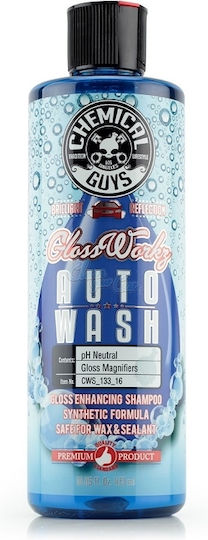 Chemical Guys Glossworkz Gloss Booster and Paintwork Cleanser Car Wash Shampoo 473ml CWS13316