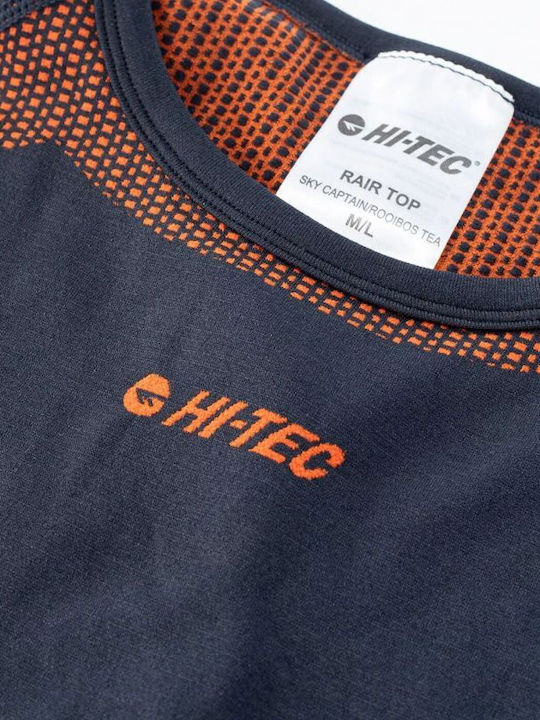 Hi-Tec Herren Thermo Langarmshirt Kompression Blau