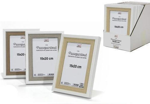 ArteLibre Κορνίζα με Λευκό Πλαίσιο Ξύλινη 15x20