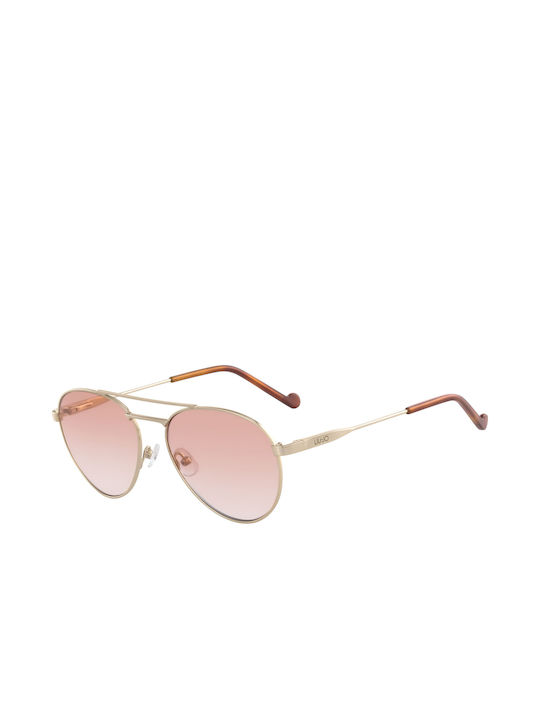 Liu Jo Women's Sunglasses with Gold Metal Frame LJ2123-710