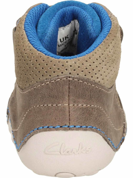 Clarks Pantofi pentru bebeluși Gri Tiny Dan