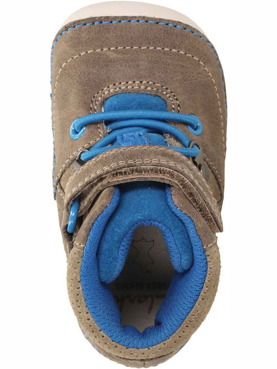 Clarks Pantofi pentru bebeluși Gri Tiny Dan