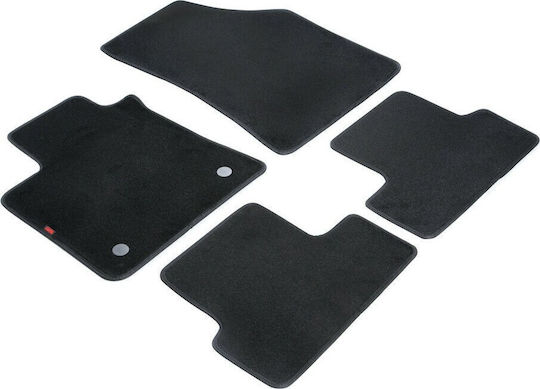 Lampa Set of Front and Rear Mats 4pcs for Renault Megane 8U Black