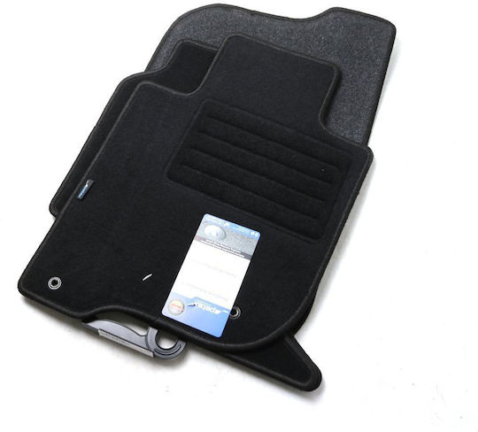 Petex Set of Front and Rear Mats 4pcs for Mitsubishi L200 2015 Black