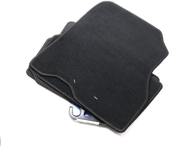 Petex Set of Front and Rear Mats 4pcs for Nissan Leaf 2018 Black