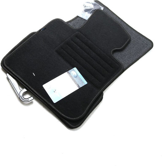 Petex Σετ Μπροστινά και Πίσω Πατάκια 4τμχ για Kia Mini Subaru Mini 2014 Μαύρα