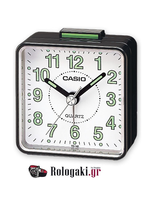 Casio Επιτραπέζιο Ρολόι με Ξυπνητήρι TQ-140-1BEF