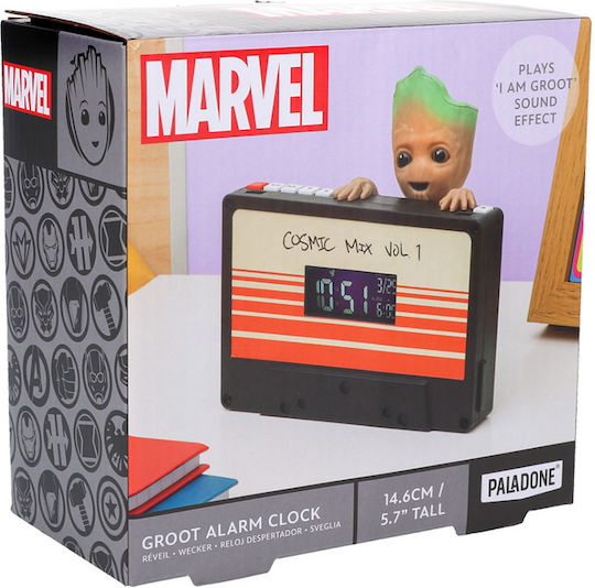 Paladone Marvel: Guardians of the Galaxy - Cosmic Mix Επιτραπέζιο Ψηφιακό Ρολόι με Ξυπνητήρι PP11305GT