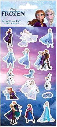 Diakakis Stickers Puffy Frozen 12pcs