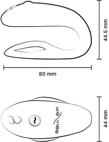 We-Vibe Vibrator for Couples with Remote Control 8cm Green