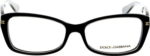 Dolce & Gabbana Women's Acetate Prescription Eyeglass Frame Black DG3176 2771