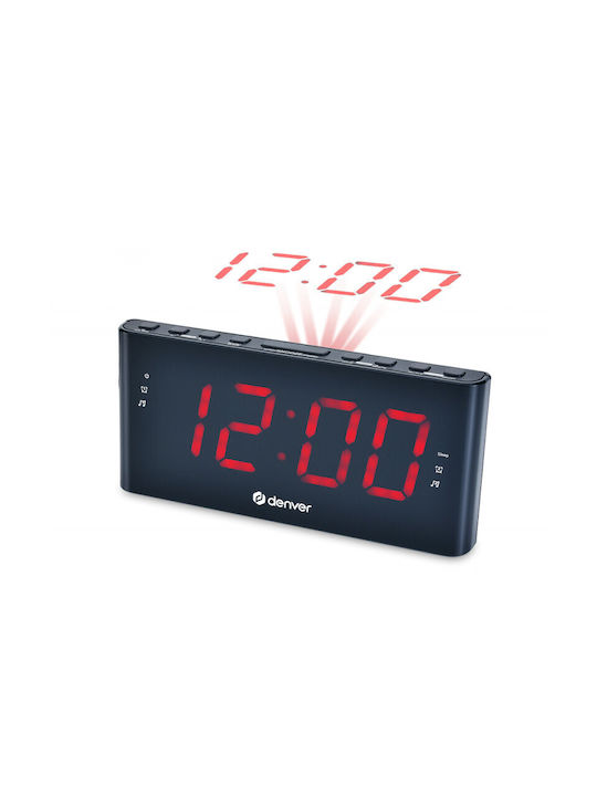 Denver CPR-710 Tabletop Digital Clock with Alarm & Radio 111131000560