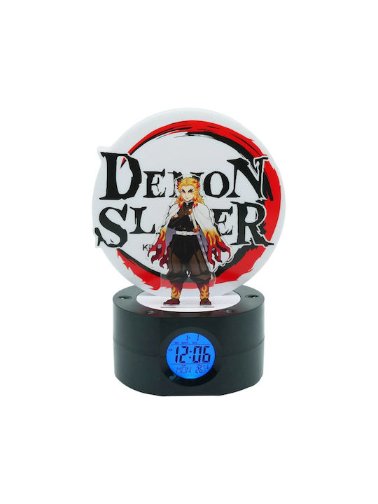 Teknofun Demon Slayer Kimetsu No Yaiba Tabletop Clock with Alarm TEKN811753