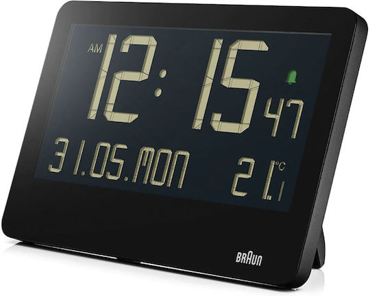 Braun Silent Tabletop Digital Clock Brown 67702