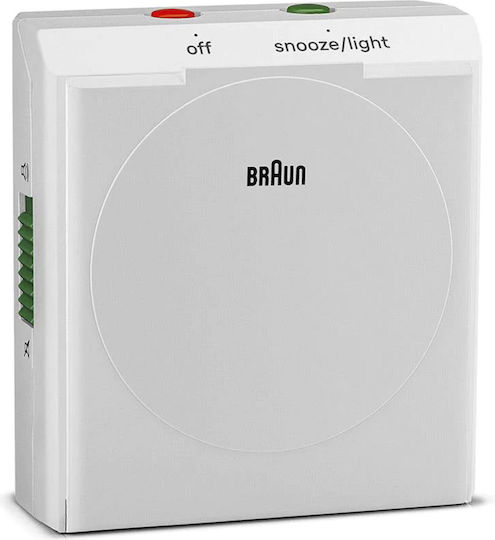Braun Geräuschloses Tischuhr mit Zeigern mit Wecker Braun 67705