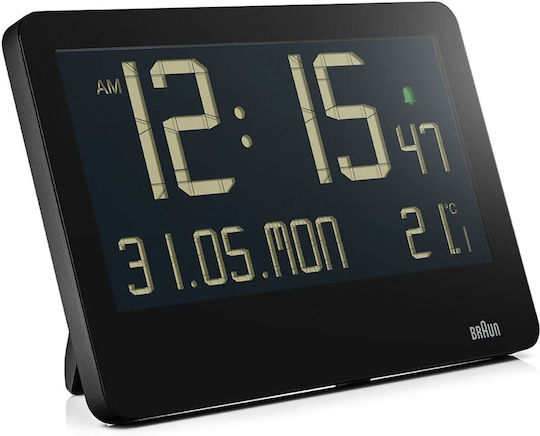 Braun Silent Tabletop Digital Clock Brown 67702